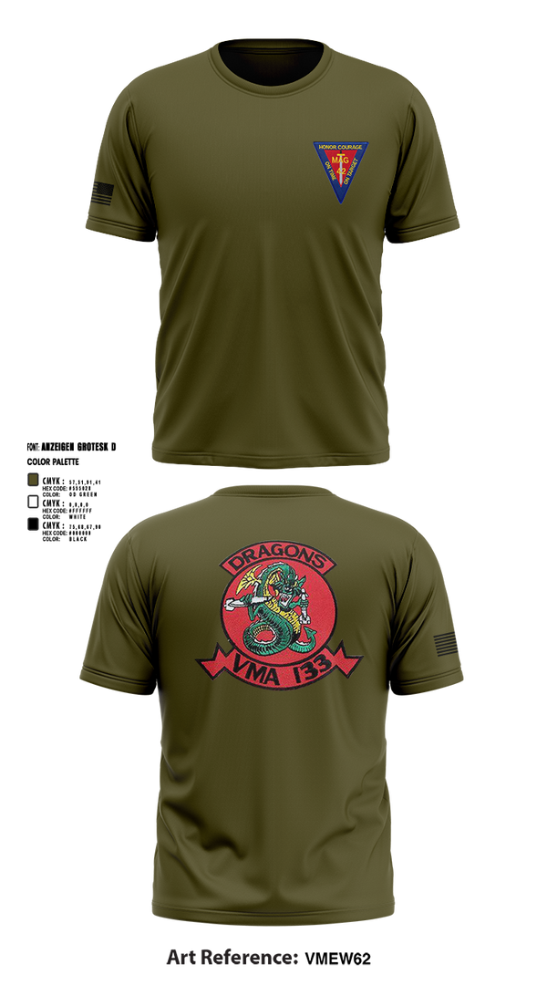 Short Sleeve Performance Shirt, MAG-42 VMA-133, , Teamtime, Team time, sublimation, custom sports apparel, team uniforms, spirit wear, spiritwear, sports uniforms, custom shirts, team store, custom team store, fundraiser sports, apparel fundraiser