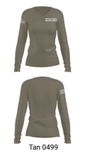 Burnet County Sheriff’s Office 18397429 Women's Long Sleeve V-neck Shirt - 43