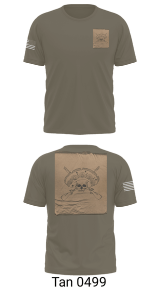 Old School Cotton Feel Shirt, Los Pistoleros, Army, Teamtime, Team time, sublimation, custom sports apparel, team uniforms, spirit wear, spiritwear, sports uniforms, custom shirts, team store, custom team store, fundraiser sports, apparel fundraiser