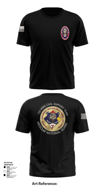 7th CST 5552337 Short Sleeve Performance Shirt - 124