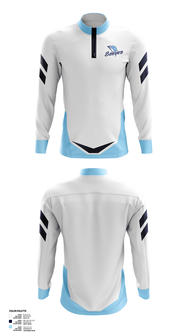 Quarter Zip Jacket, Saugerties High School Golf, Golf, Teamtime, Team time, sublimation, custom sports apparel, team uniforms, spirit wear, spiritwear, sports uniforms, custom shirts, team store, custom team store, fundraiser sports, apparel fundraiser