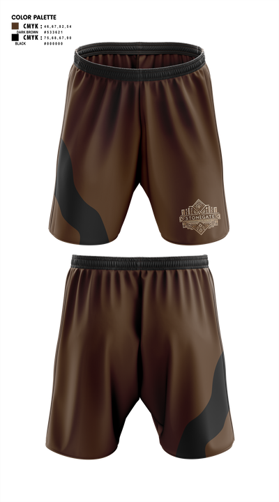 STONEGATE 94014498 Athletic Shorts With Pockets - 2