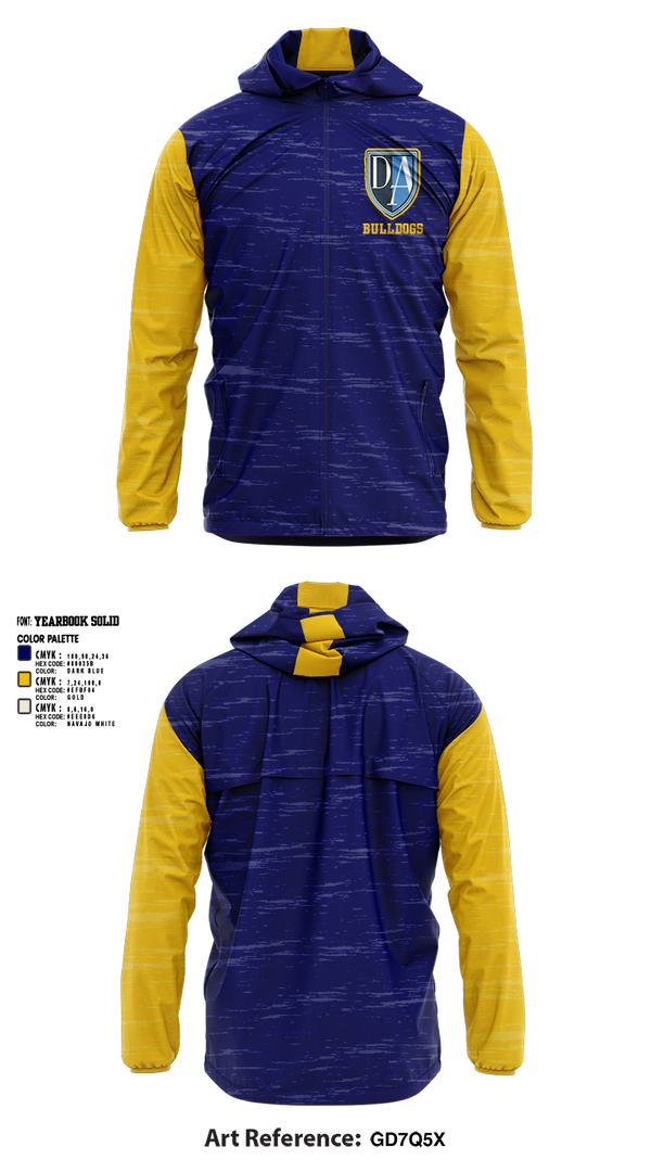 Windbreaker, Bulldogs, , Teamtime, Team time, sublimation, custom sports apparel, team uniforms, spirit wear, spiritwear, sports uniforms, custom shirts, team store, custom team store, fundraiser sports, apparel fundraiser