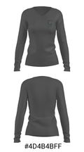 Lakewood Ranch High School Golf 70428177 Women's Long Sleeve V-neck Shirt - 36