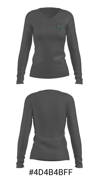 Women's Long Sleeve Vneck Shirt, Lakewood Ranch High School Golf, Golf, Teamtime, Team time, sublimation, custom sports apparel, team uniforms, spirit wear, spiritwear, sports uniforms, custom shirts, team store, custom team store, fundraiser sports, apparel fundraiser