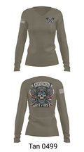 Baker 3-509th 3rd Plt 1st squad 60073036 Women's Long Sleeve V-neck Shirt - 77