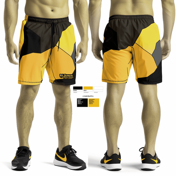 Athletic Shorts With Pockets, Glencoe High School Cross Country, Cross Country, Teamtime, Team time, sublimation, custom sports apparel, team uniforms, spirit wear, spiritwear, sports uniforms, custom shirts, team store, custom team store, fundraiser sports, apparel fundraiser