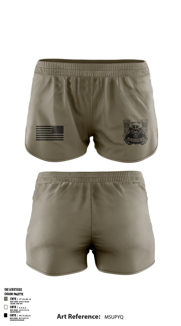 Ranger Panties, GOON SQUAD, Army, Teamtime, Team time, sublimation, custom sports apparel, team uniforms, spirit wear, spiritwear, sports uniforms, custom shirts, team store, custom team store, fundraiser sports, apparel fundraiser