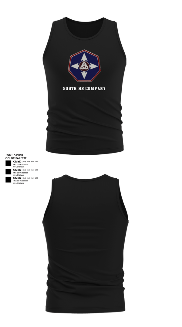 Tank Top, 909th HR Company, Army, Teamtime, Team time, sublimation, custom sports apparel, team uniforms, spirit wear, spiritwear, sports uniforms, custom shirts, team store, custom team store, fundraiser sports, apparel fundraiser