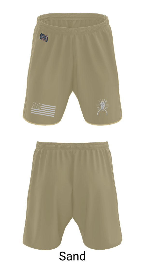 Athletic Shorts With Pockets, TITAN BN, Army, Teamtime, Team time, sublimation, custom sports apparel, team uniforms, spirit wear, spiritwear, sports uniforms, custom shirts, team store, custom team store, fundraiser sports, apparel fundraiser