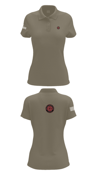 Women's Short Sleeve Performance Polo, Local 5386, Fire Department, Teamtime, Team time, sublimation, custom sports apparel, team uniforms, spirit wear, spiritwear, sports uniforms, custom shirts, team store, custom team store, fundraiser sports, apparel fundraiser