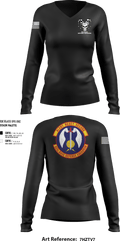 23 FSS823 Base Defense SquadronTask Force Joker 68161366 Women's Long Sleeve V-neck Shirt -1 201