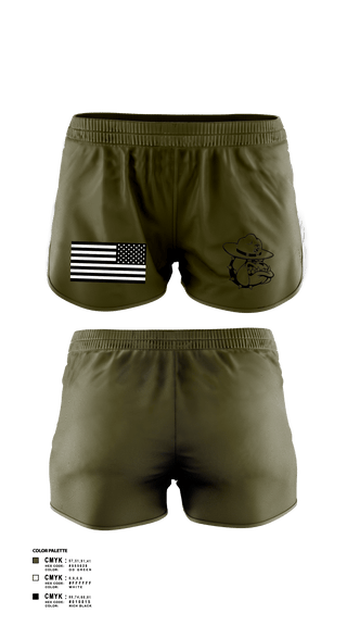 Womens Shorts, COLOR GUARD, Marines, Teamtime, Team time, sublimation, custom sports apparel, team uniforms, spirit wear, spiritwear, sports uniforms, custom shirts, team store, custom team store, fundraiser sports, apparel fundraiser