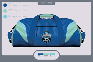 Duffle Bag, LB shark, Men's Soccer, Teamtime, Team time, sublimation, custom sports apparel, team uniforms, spirit wear, spiritwear, sports uniforms, custom shirts, team store, custom team store, fundraiser sports, apparel fundraiser