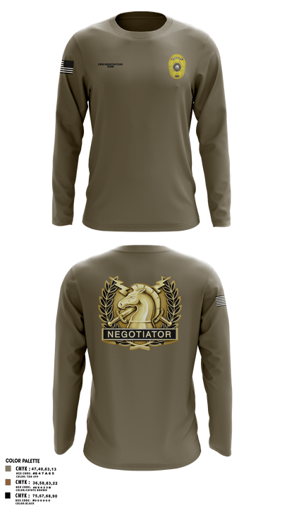 HCSO CNT 41668250 Long Sleeve Performance Shirt - 10