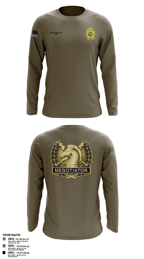 Long Sleeve Performance Shirt, HCSO CNT, Police, Teamtime, Team time, sublimation, custom sports apparel, team uniforms, spirit wear, spiritwear, sports uniforms, custom shirts, team store, custom team store, fundraiser sports, apparel fundraiser