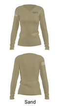 18th Airborne Corps 40429771 Women's Long Sleeve V-neck Shirt - 47