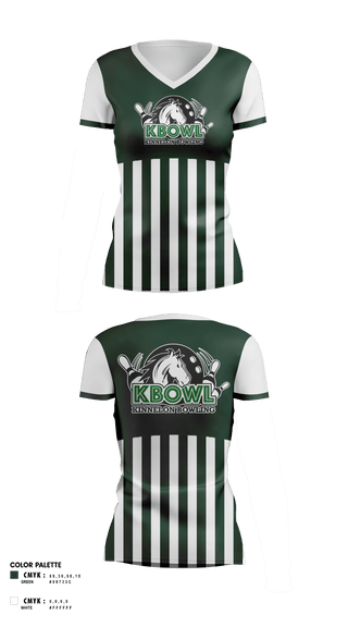 Womens Short Sleeve Vneck Shirt, Kinnelon High School Bowling, Bowling, Teamtime, Team time, sublimation, custom sports apparel, team uniforms, spirit wear, spiritwear, sports uniforms, custom shirts, team store, custom team store, fundraiser sports, apparel fundraiser