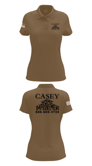 Womens Short Sleeve Performance Polo, Casey home improvement, , Teamtime, Team time, sublimation, custom sports apparel, team uniforms, spirit wear, spiritwear, sports uniforms, custom shirts, team store, custom team store, fundraiser sports, apparel fundraiser