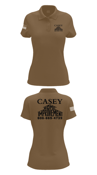 Casey home improvement 45702789 Women's Short Sleeve Performance Polo  - 17