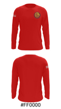 East Richland Christian School Track 47116963 Long Sleeve Performance Shirt - 18