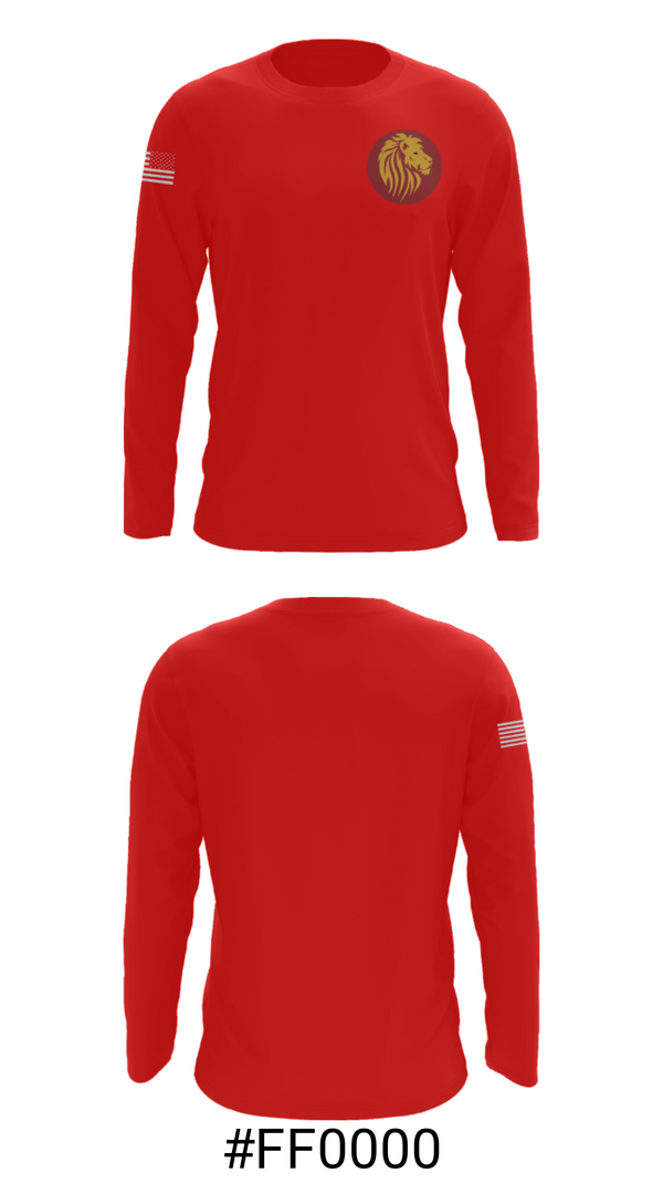 Long Sleeve Performance Shirt, East Richland Christian School Track, Track & Field, Teamtime, Team time, sublimation, custom sports apparel, team uniforms, spirit wear, spiritwear, sports uniforms, custom shirts, team store, custom team store, fundraiser sports, apparel fundraiser