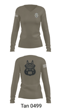 Sherwood Foresters 95108079 Women's Long Sleeve V-neck Shirt - 77