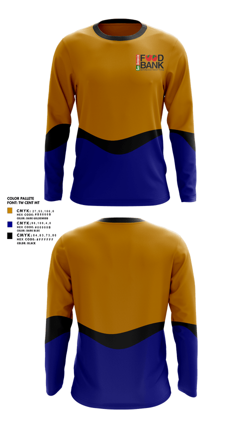 Long Sleeve Performance Shirt, San Antonio Food Bank, , Teamtime, Team time, sublimation, custom sports apparel, team uniforms, spirit wear, spiritwear, sports uniforms, custom shirts, team store, custom team store, fundraiser sports, apparel fundraiser