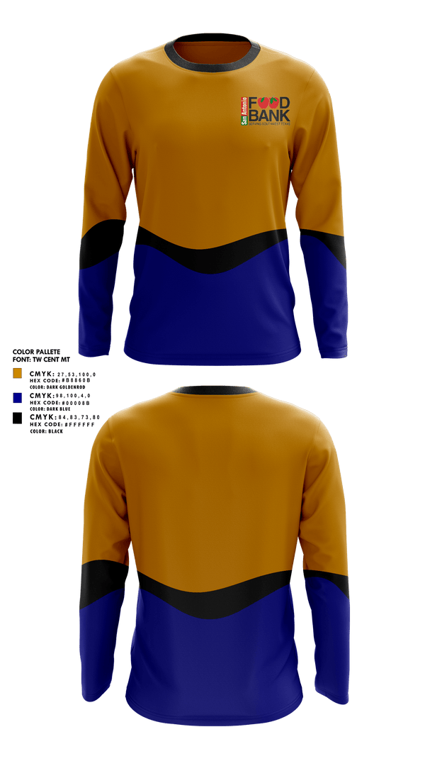 Long Sleeve Performance Shirt, San Antonio Food Bank, , Teamtime, Team time, sublimation, custom sports apparel, team uniforms, spirit wear, spiritwear, sports uniforms, custom shirts, team store, custom team store, fundraiser sports, apparel fundraiser