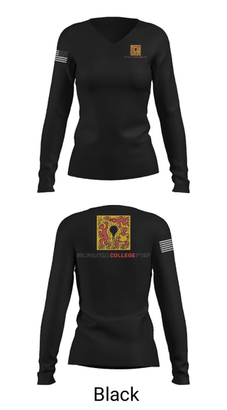 Women's Long Sleeve Vneck Shirt, Mcp Lloyd Track and Field, Track & Field, Teamtime, Team time, sublimation, custom sports apparel, team uniforms, spirit wear, spiritwear, sports uniforms, custom shirts, team store, custom team store, fundraiser sports, apparel fundraiser