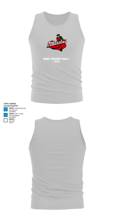 Boone Toreadors Track & Field 97808854 Tank Top - 13