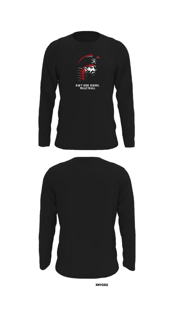Long Sleeve Performance Shirt, Hart High School Volleyball, Women's Volleyball, Teamtime, Team time, sublimation, custom sports apparel, team uniforms, spirit wear, spiritwear, sports uniforms, custom shirts, team store, custom team store, fundraiser sports, apparel fundraiser