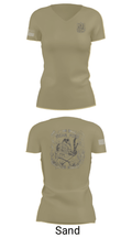 OZARK FIRE 56967541 Women's Short Sleeve V-neck Shirt - 88