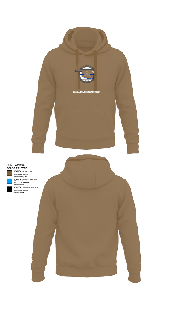 Hoodie, Salina Police Department, Police, Teamtime, Team time, sublimation, custom sports apparel, team uniforms, spirit wear, spiritwear, sports uniforms, custom shirts, team store, custom team store, fundraiser sports, apparel fundraiser