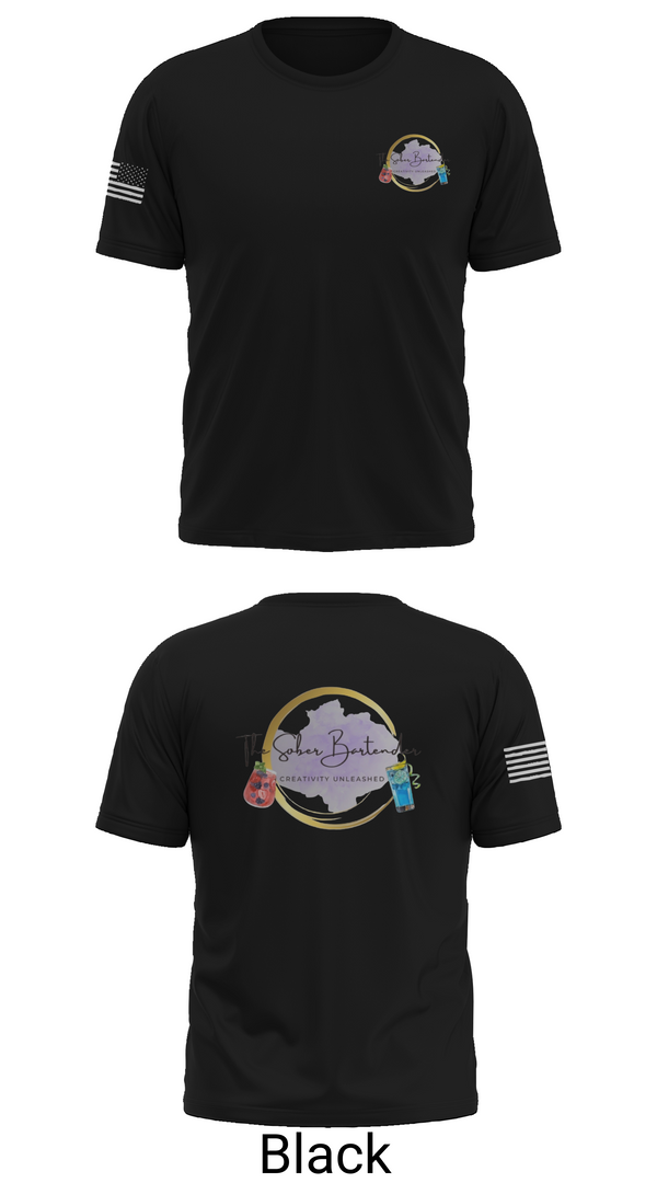 Short Sleeve Performance Shirt, The Sober Bartender, , Teamtime, Team time, sublimation, custom sports apparel, team uniforms, spirit wear, spiritwear, sports uniforms, custom shirts, team store, custom team store, fundraiser sports, apparel fundraiser