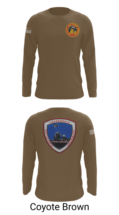 Lancaster County Young Marines 89976049 Long Sleeve Performance Shirt - 6