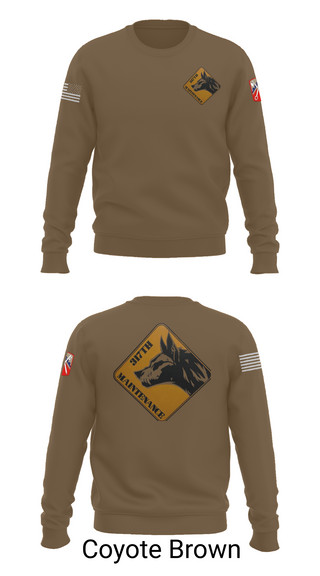Crew Neck Sweatshirt, 317th support maintenance company, Army, Teamtime, Team time, sublimation, custom sports apparel, team uniforms, spirit wear, spiritwear, sports uniforms, custom shirts, team store, custom team store, fundraiser sports, apparel fundraiser