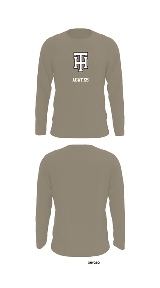 Long Sleeve Performance Shirt, Agates, Men's Basketball, Teamtime, Team time, sublimation, custom sports apparel, team uniforms, spirit wear, spiritwear, sports uniforms, custom shirts, team store, custom team store, fundraiser sports, apparel fundraiser
