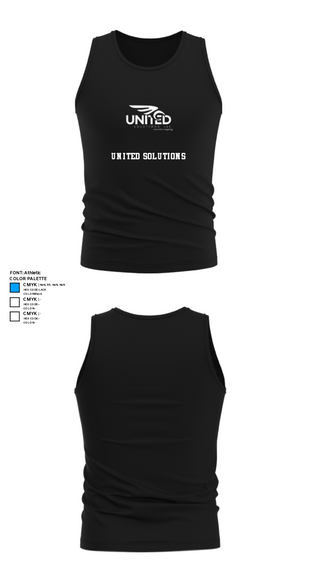 Tank Top, United solutions, , Teamtime, Team time, sublimation, custom sports apparel, team uniforms, spirit wear, spiritwear, sports uniforms, custom shirts, team store, custom team store, fundraiser sports, apparel fundraiser