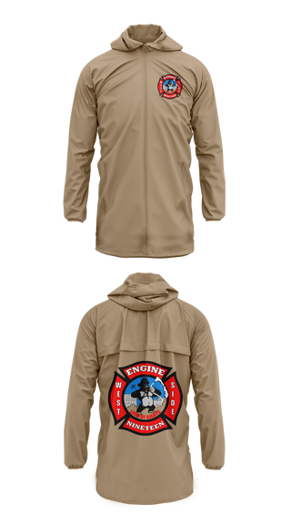 Windbreaker, Station 19, Fire Department, Teamtime, Team time, sublimation, custom sports apparel, team uniforms, spirit wear, spiritwear, sports uniforms, custom shirts, team store, custom team store, fundraiser sports, apparel fundraiser