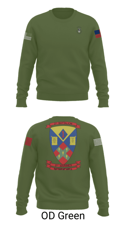 2nd battalion , 5th marines 24744641 Crew Neck Sweatshirt - 36