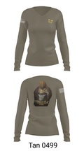 MWCS-28 7964328 Women's Long Sleeve V-neck Shirt - 77