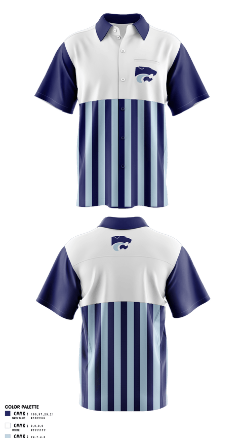 Short Sleeve Bowling Jersey, DEPEW WILDCATS, Bowling, Teamtime, Team time, sublimation, custom sports apparel, team uniforms, spirit wear, spiritwear, sports uniforms, custom shirts, team store, custom team store, fundraiser sports, apparel fundraiser