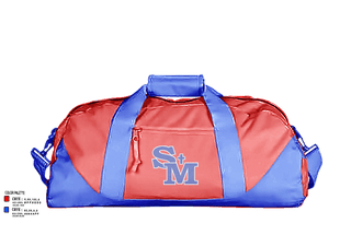 Duffle Bag, Saint Mary'S High School Cheer, Cheer, Teamtime, Team time, sublimation, custom sports apparel, team uniforms, spirit wear, spiritwear, sports uniforms, custom shirts, team store, custom team store, fundraiser sports, apparel fundraiser