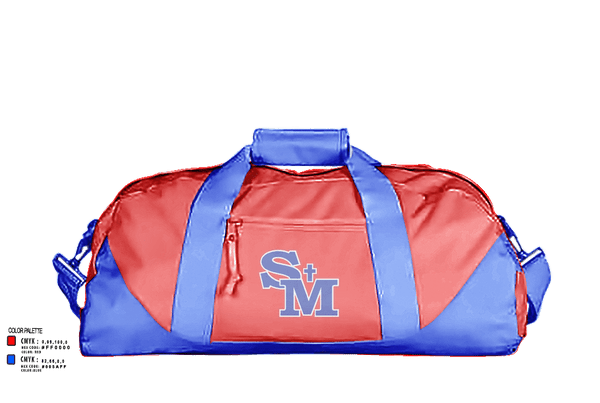 Duffle Bag, Saint Mary'S High School Cheer, Cheer, Teamtime, Team time, sublimation, custom sports apparel, team uniforms, spirit wear, spiritwear, sports uniforms, custom shirts, team store, custom team store, fundraiser sports, apparel fundraiser