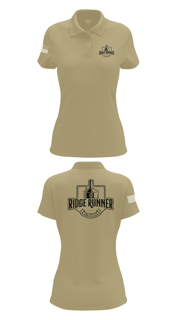 Womens Short Sleeve Performance Polo, RidgeRunner Logistics, , Teamtime, Team time, sublimation, custom sports apparel, team uniforms, spirit wear, spiritwear, sports uniforms, custom shirts, team store, custom team store, fundraiser sports, apparel fundraiser