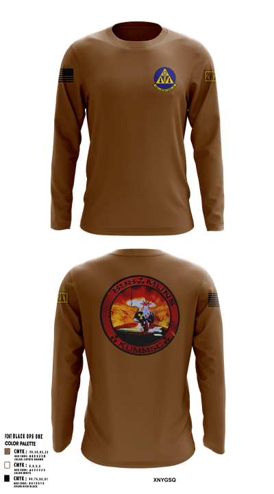 898 Muns 48125538 Long Sleeve Performance Shirt - 1