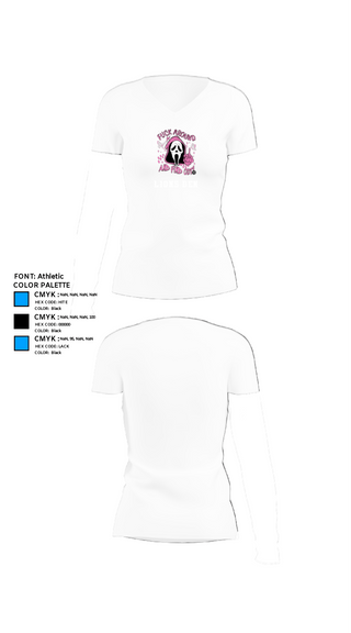Women's Short Sleeve Vneck Shirt, Lions den, Football, Teamtime, Team time, sublimation, custom sports apparel, team uniforms, spirit wear, spiritwear, sports uniforms, custom shirts, team store, custom team store, fundraiser sports, apparel fundraiser