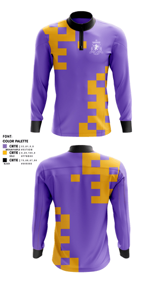 Quarter Zip Jacket, Lions, Spirit Store, Teamtime, Team time, sublimation, custom sports apparel, team uniforms, spirit wear, spiritwear, sports uniforms, custom shirts, team store, custom team store, fundraiser sports, apparel fundraiser