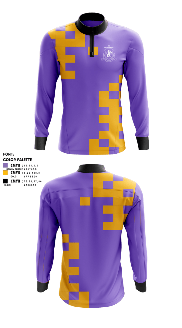 Quarter Zip Jacket, Lions, Spirit Store, Teamtime, Team time, sublimation, custom sports apparel, team uniforms, spirit wear, spiritwear, sports uniforms, custom shirts, team store, custom team store, fundraiser sports, apparel fundraiser
